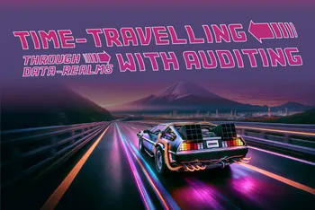 Time-Travelling through Data Realms with Auditing